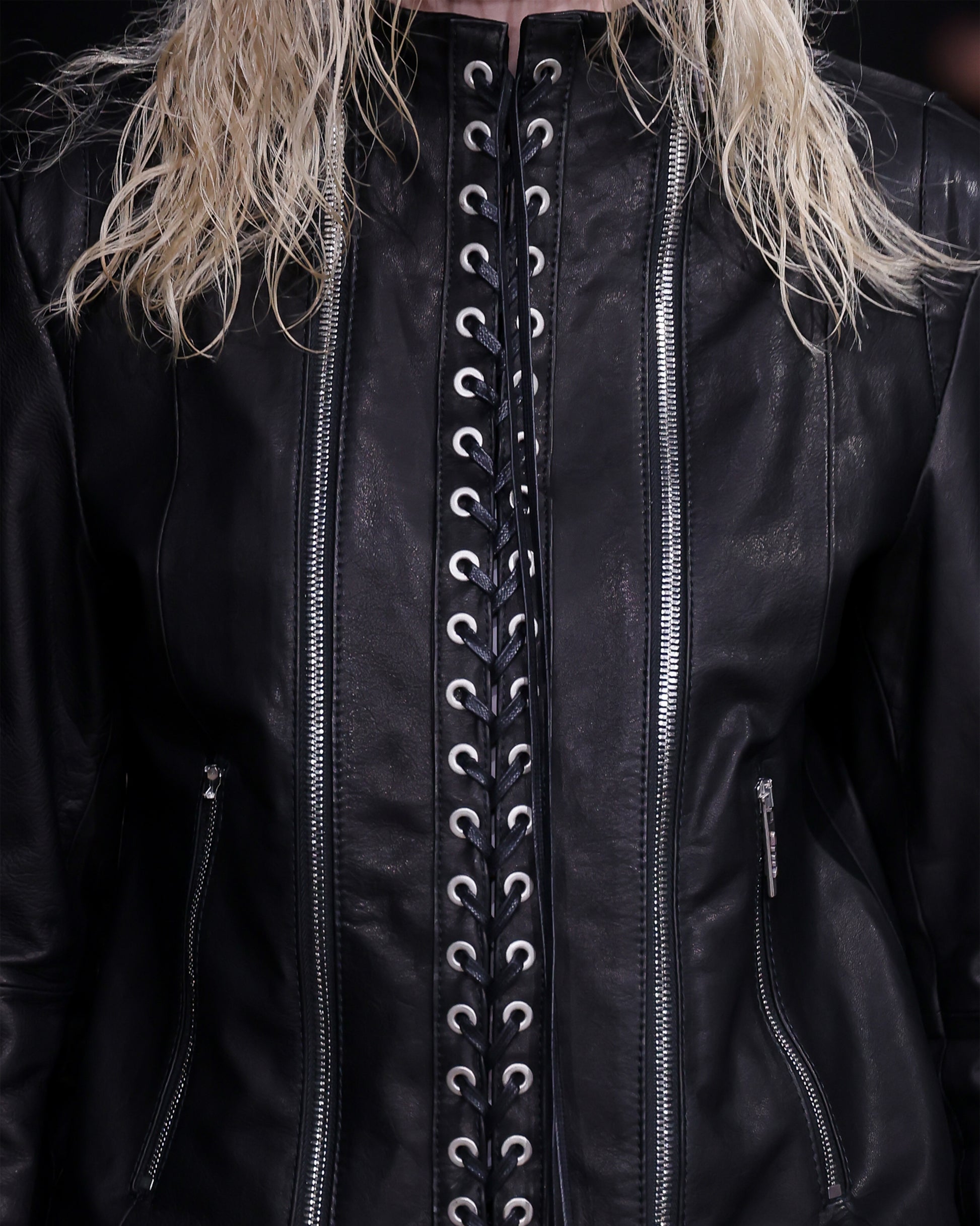 1000 EYES LEATHER JACKET
