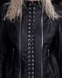 1000 EYES LEATHER JACKET