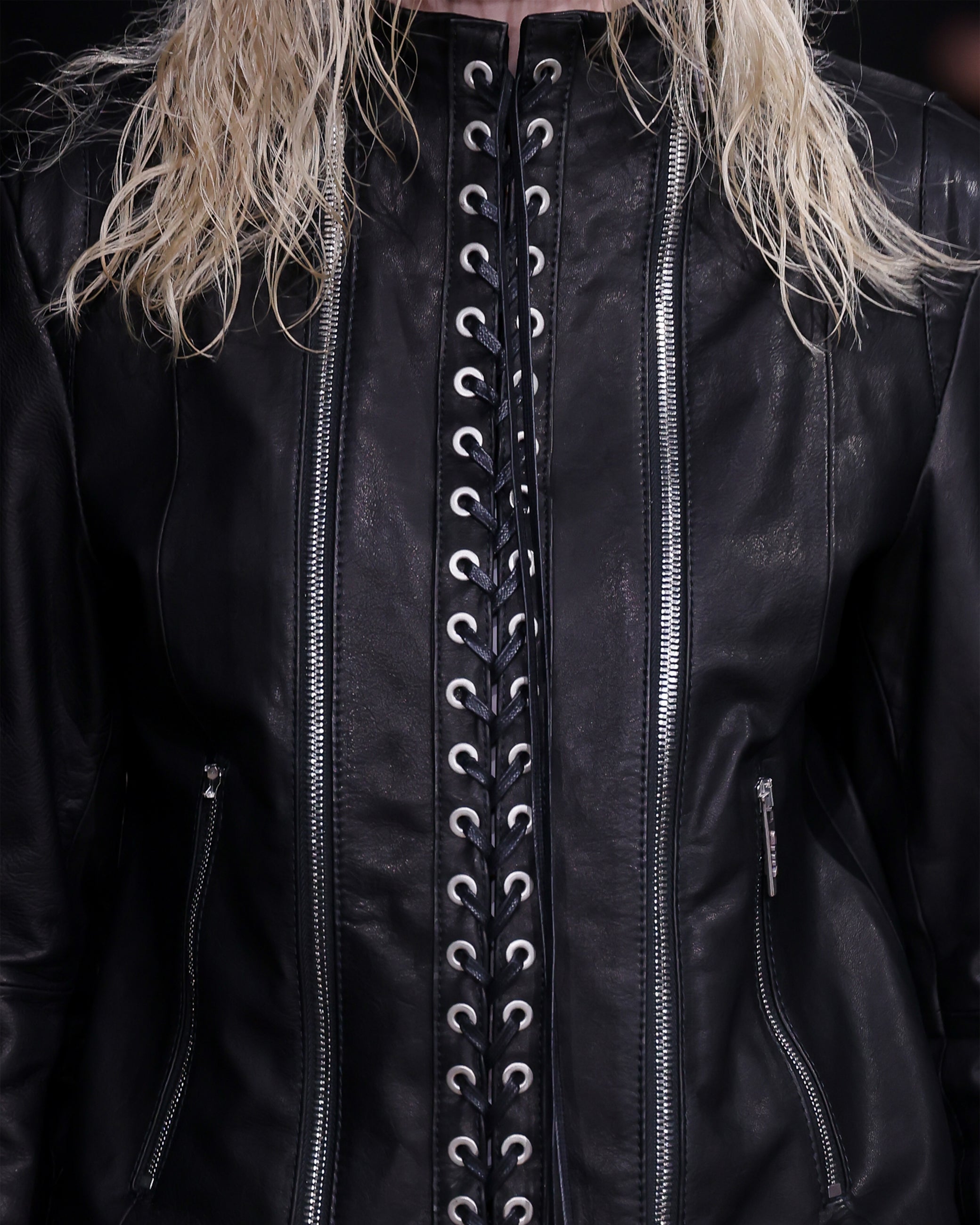 1000 EYES LEATHER JACKET