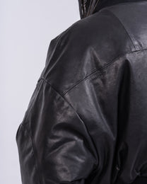 LEATHER BOMBER