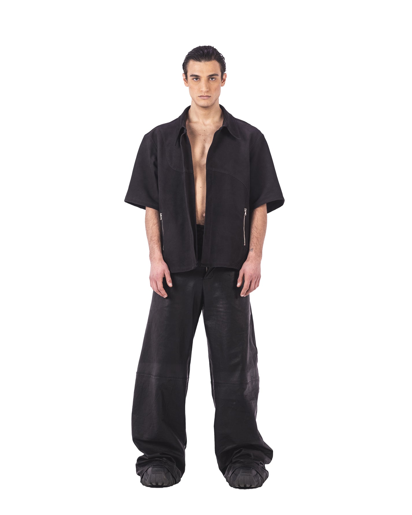 Oversize Leather Shirt