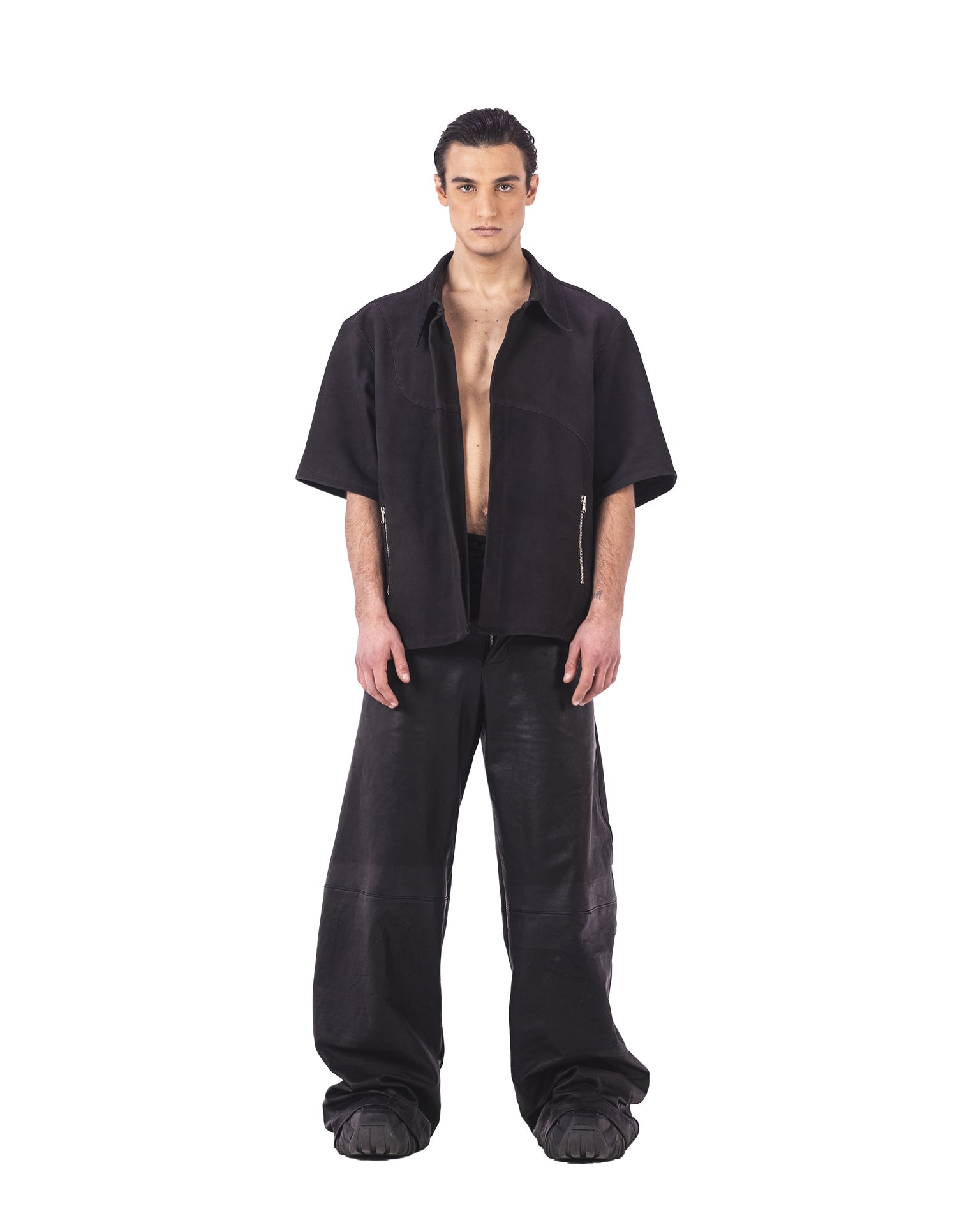 Oversize Leather Shirt