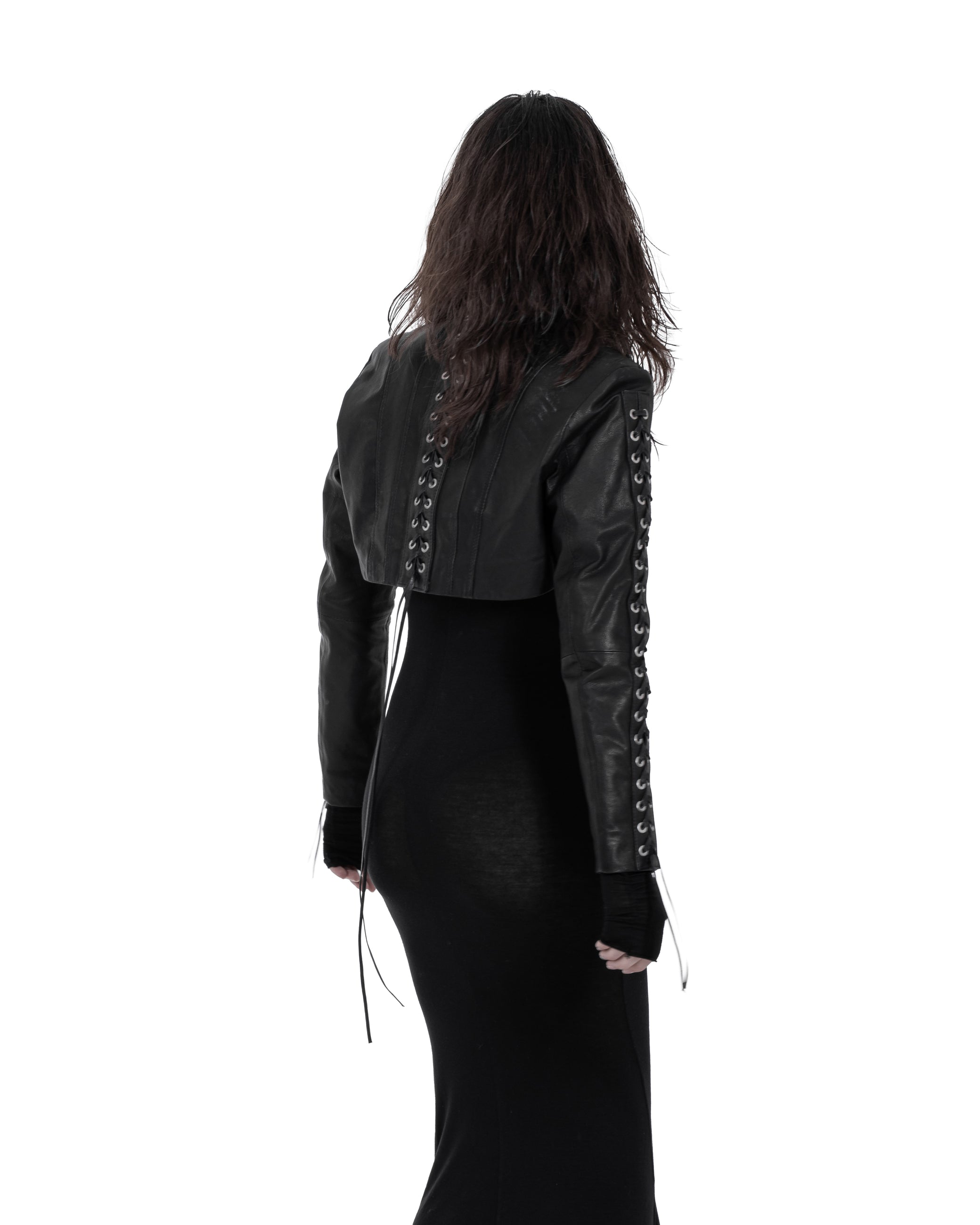 CROPPED LEATHER JACKET