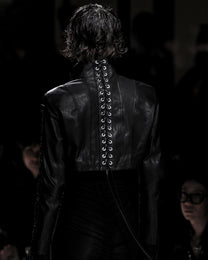CROPPED LEATHER JACKET