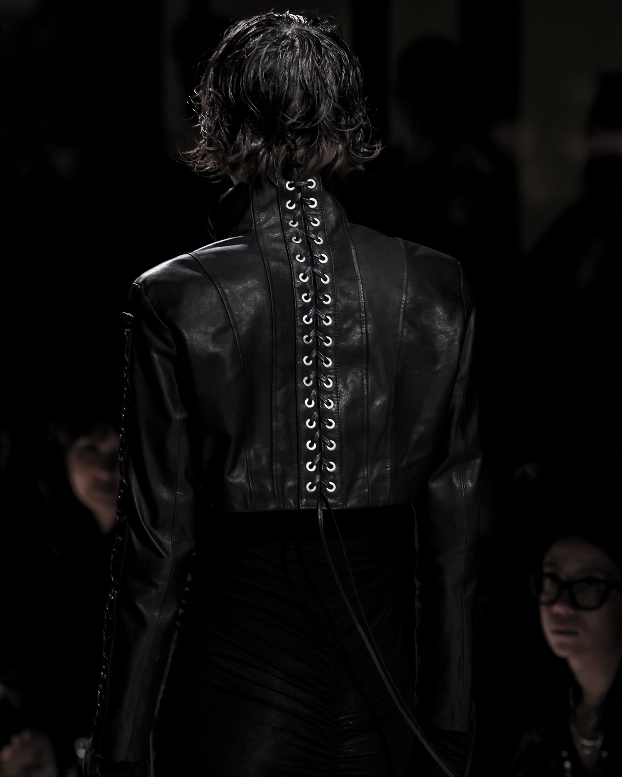 CROPPED LEATHER JACKET