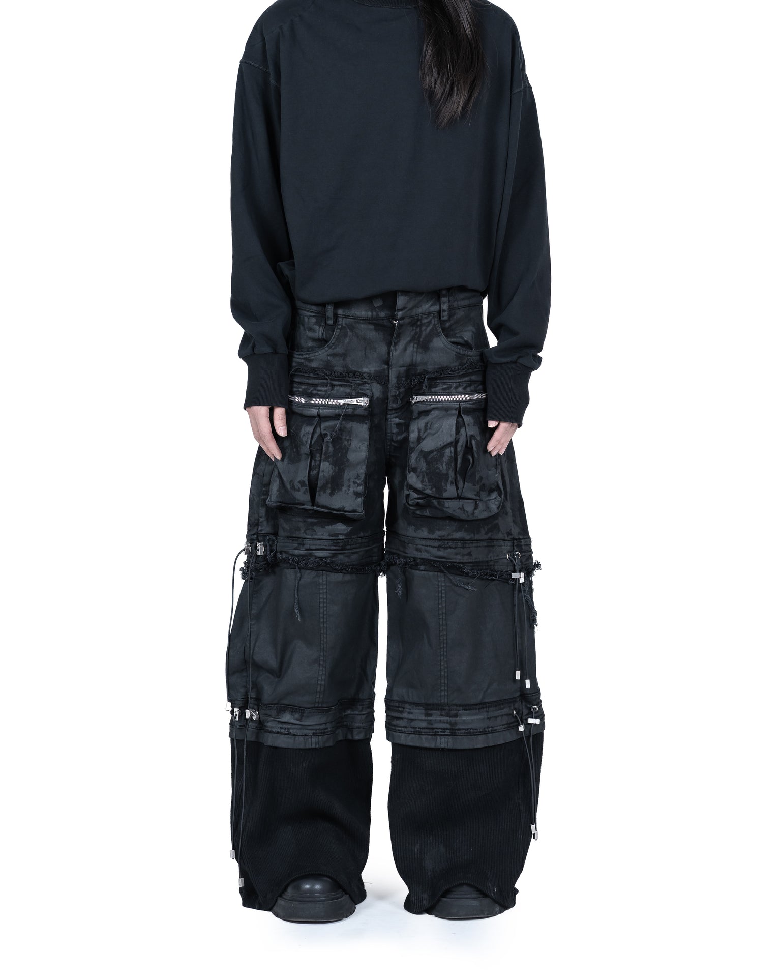 MULTI LAYER WAXED PANT