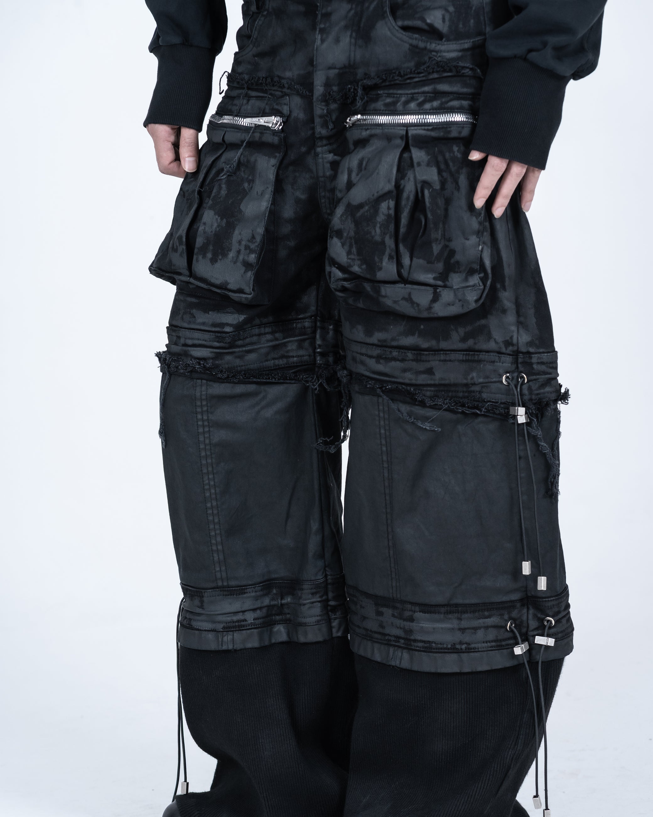 MULTI LAYER WAXED PANT