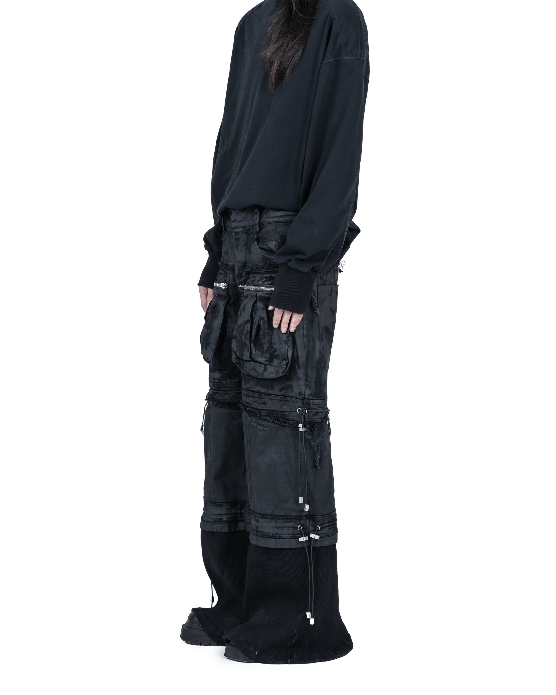 MULTI LAYER WAXED PANT