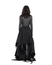 WAXED AVALON_SKIRT/PONCHO