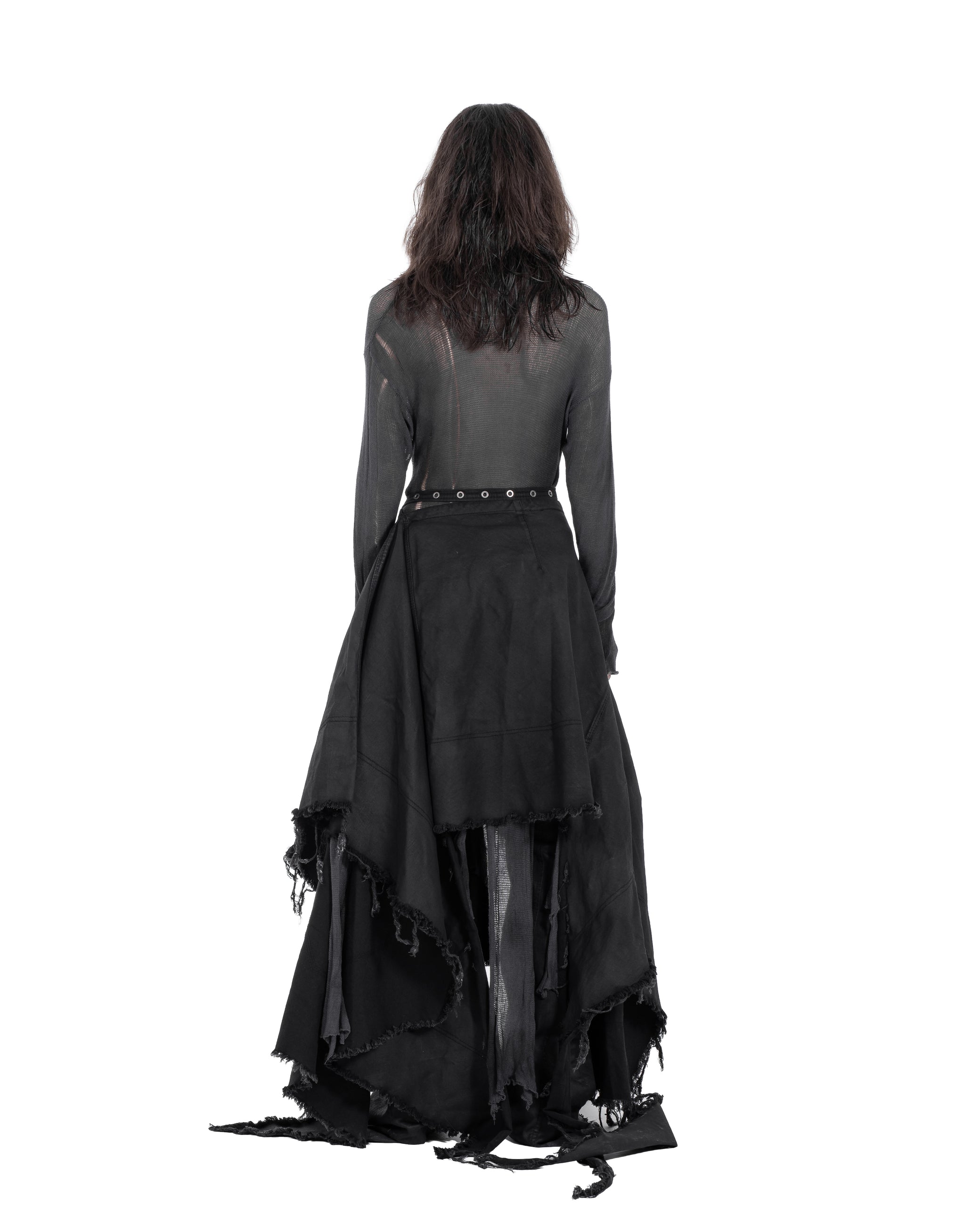 WAXED AVALON_SKIRT/PONCHO
