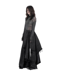 WAXED AVALON_SKIRT/PONCHO