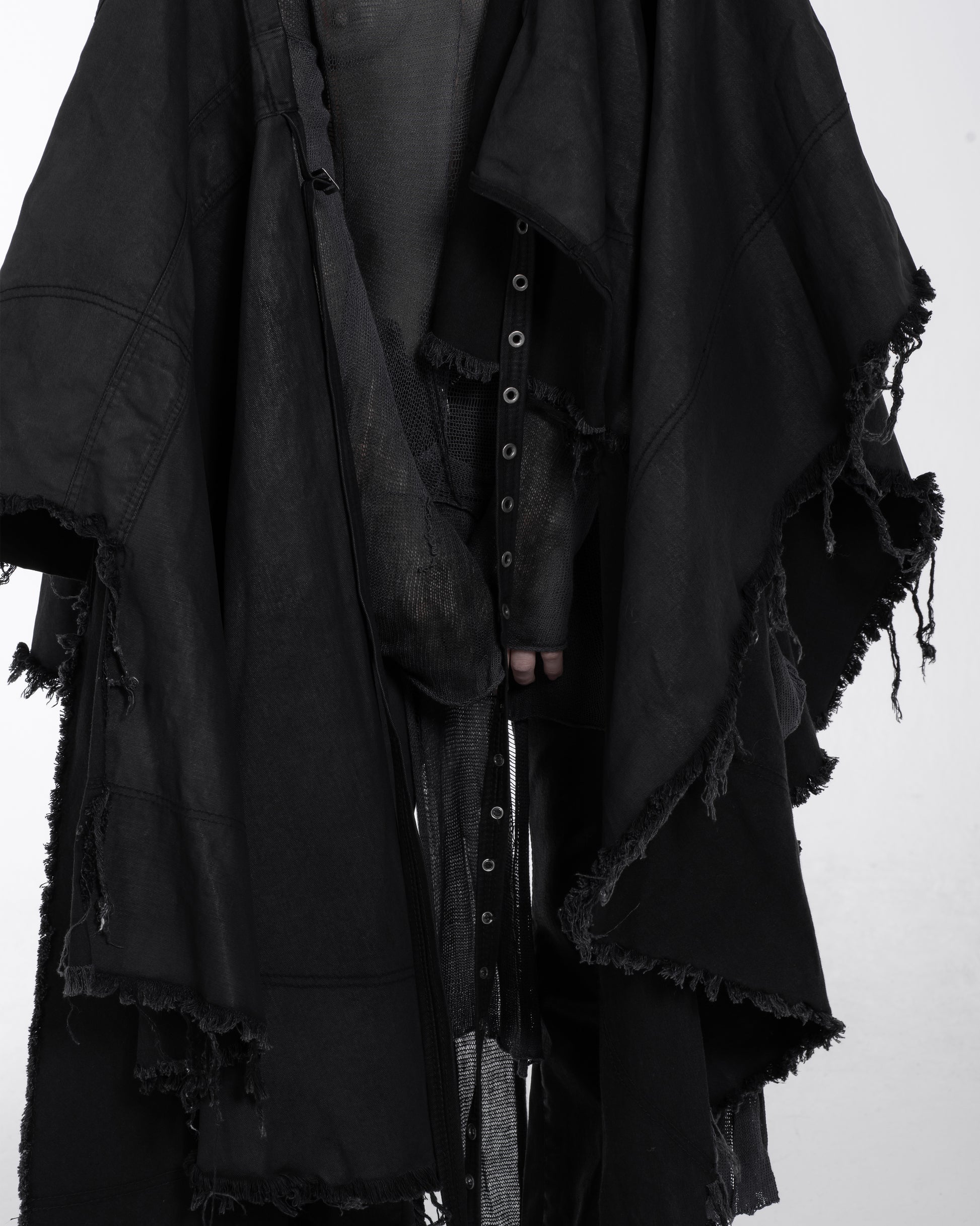 WAXED AVALON_SKIRT/PONCHO