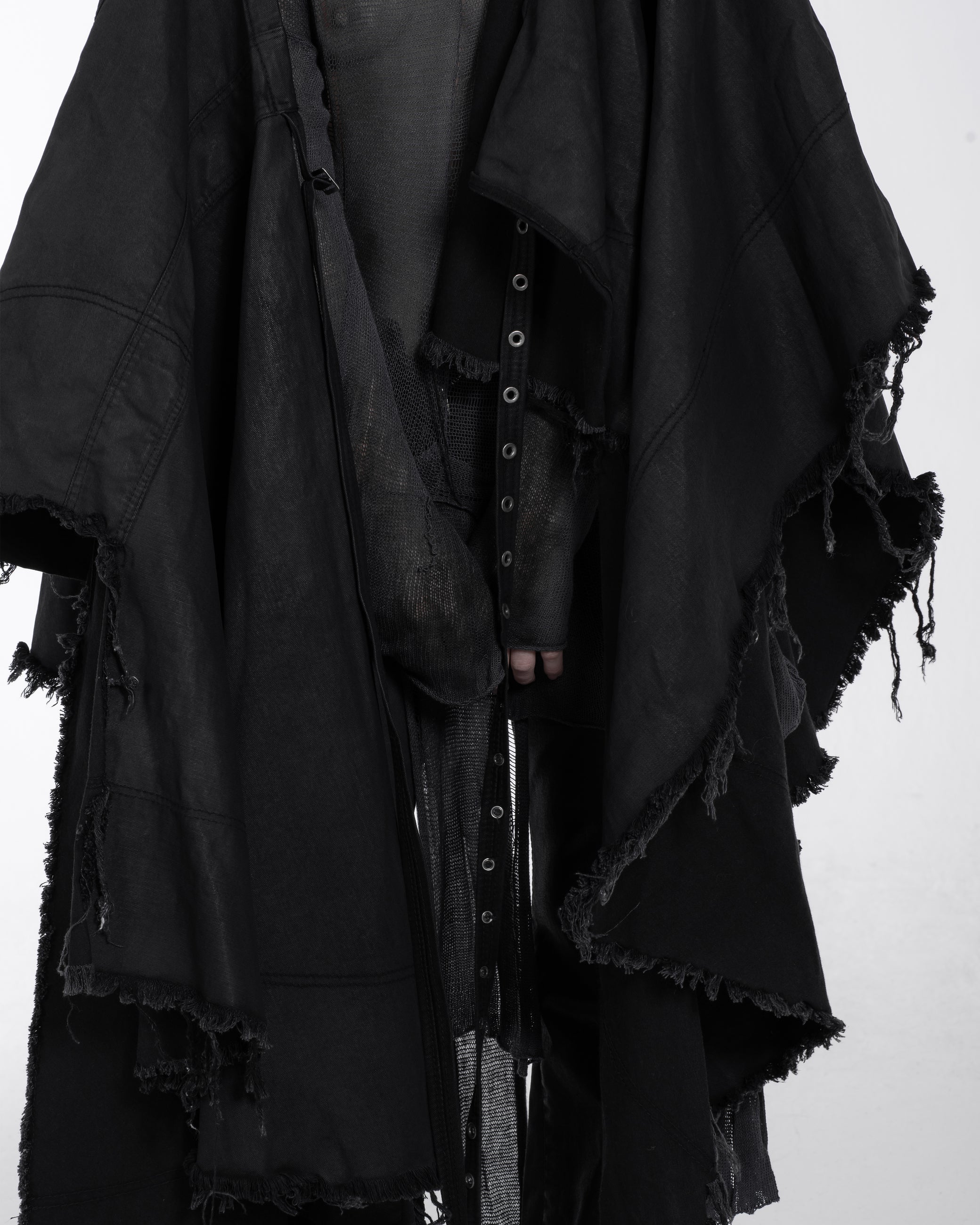 WAXED AVALON_SKIRT/PONCHO