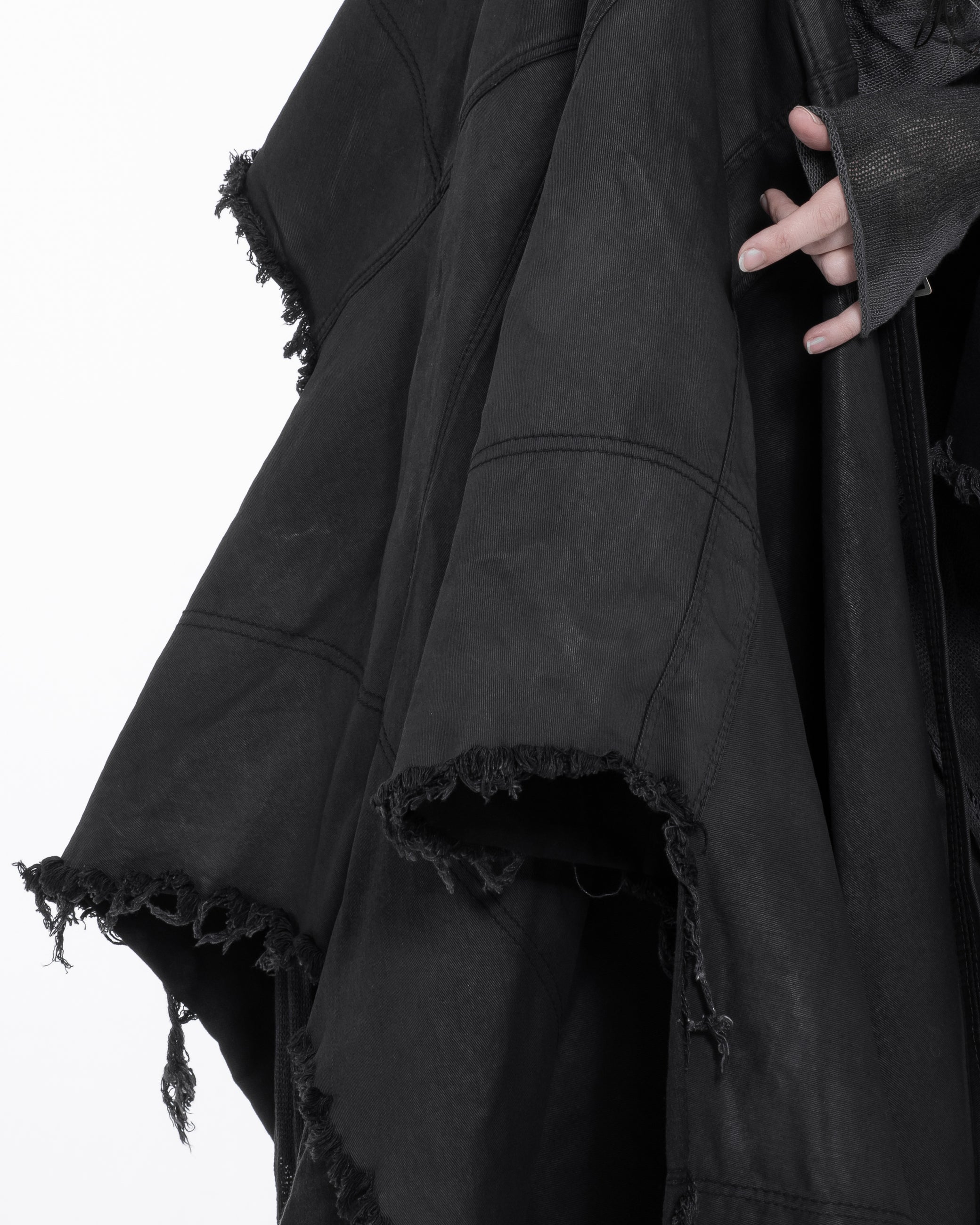 WAXED AVALON_SKIRT/PONCHO